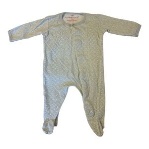 Magnificent Baby 3-6 Months Patterned Blue Footie Sleeper